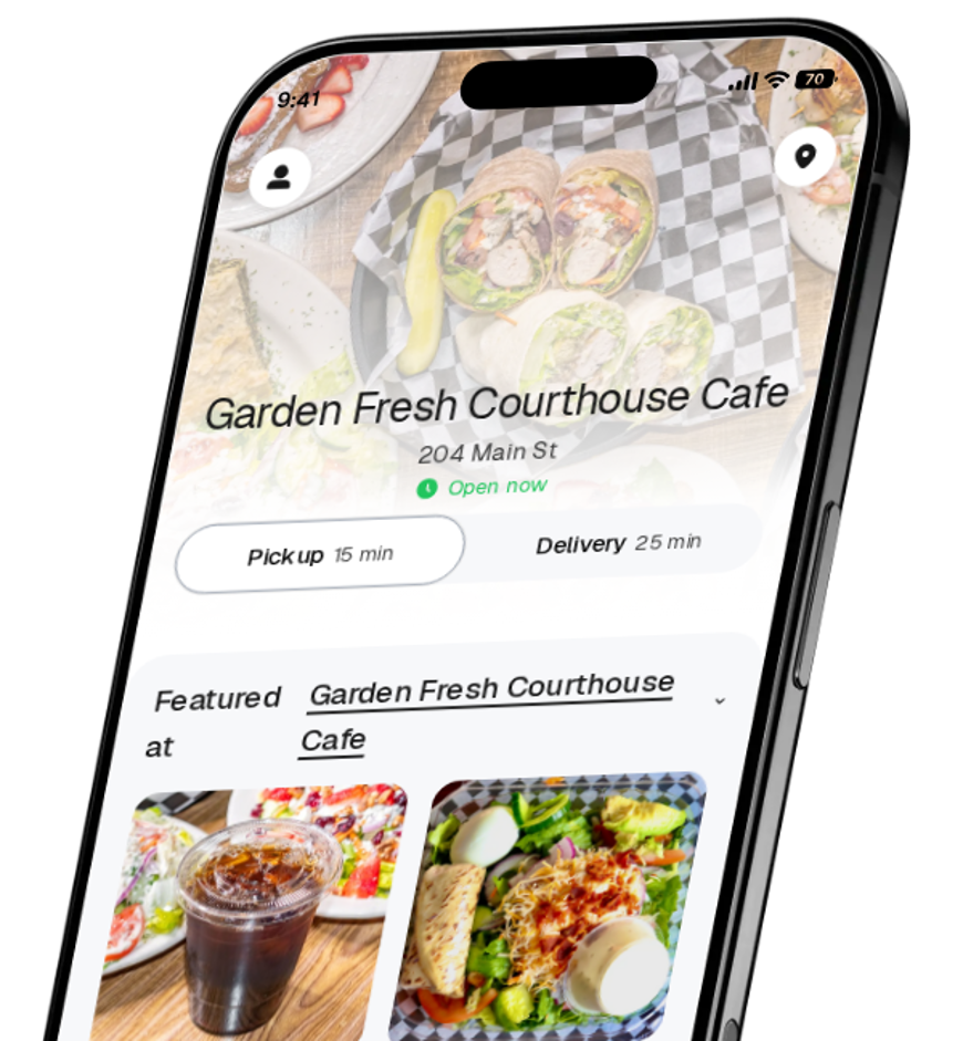 Garden Fresh Courthouse Cafe app preview